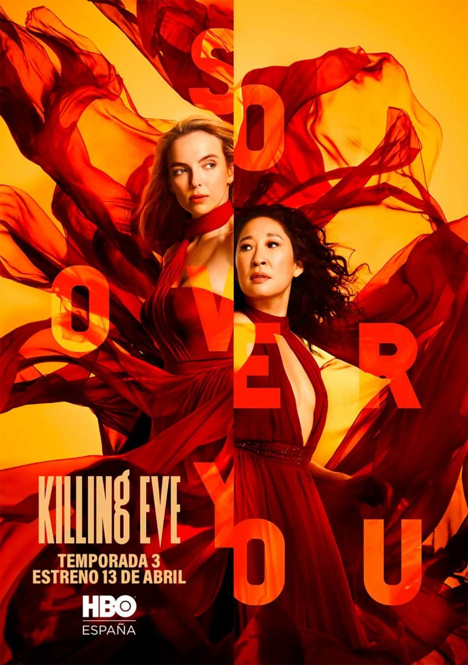 Killing Eve T3, 2019 – Jodie Comer, Mejor actriz serie drama